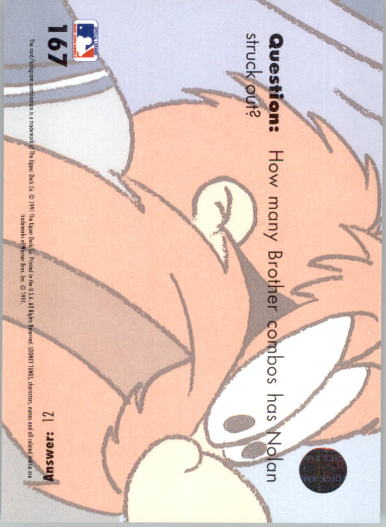 Comic Ball 2 (1991 Upper Deck) "Main Set" Cards #1 to #198 - Picture 293 of 397