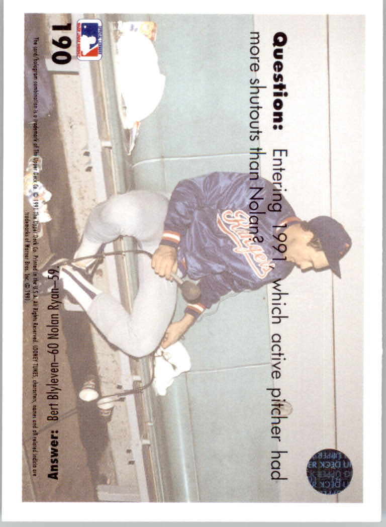 Comic Ball 2 (1991 Upper Deck) "Main Set" Cards #1 to #198 - Picture 381 of 397