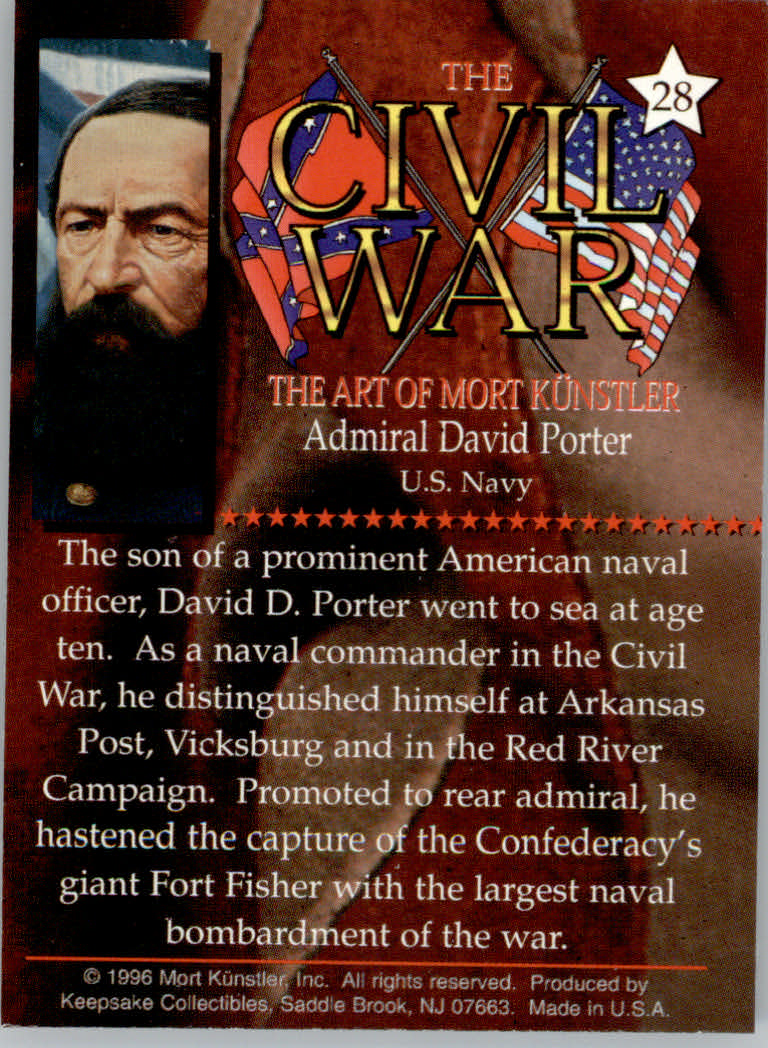 Civil War The Art of Mort Kunstler (1996 Keepsake Collection) Cards - Bild 57 von 73