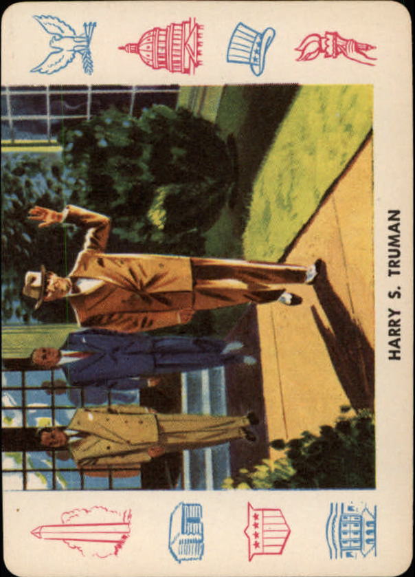 1958 Leaf Card-O Presidents #W33 Harry S. Truman