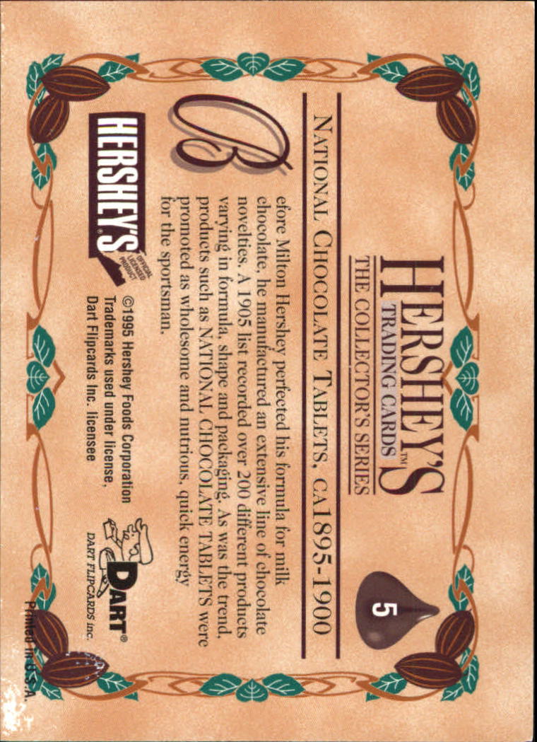 100 1995 Dart Hershey's Trading Card Set Nm/Mt