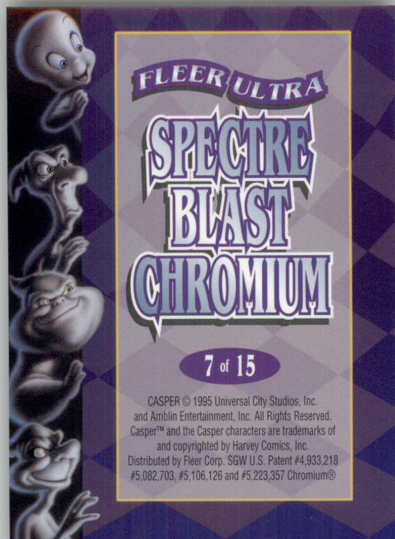Casper, The Movie (1995 Fleer Ultra) "Insert" Cards - Picture 11 of 13