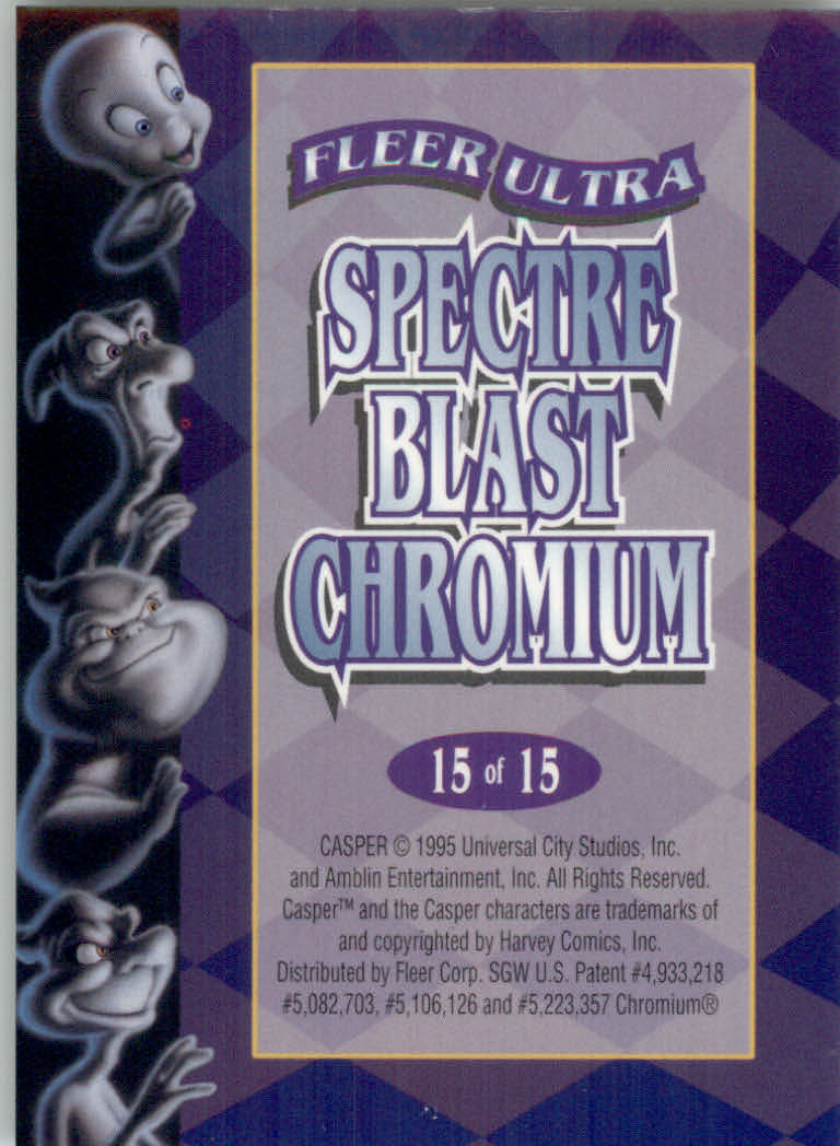 Casper, The Movie (1995 Fleer Ultra) "Insert" Cards - Picture 13 of 13