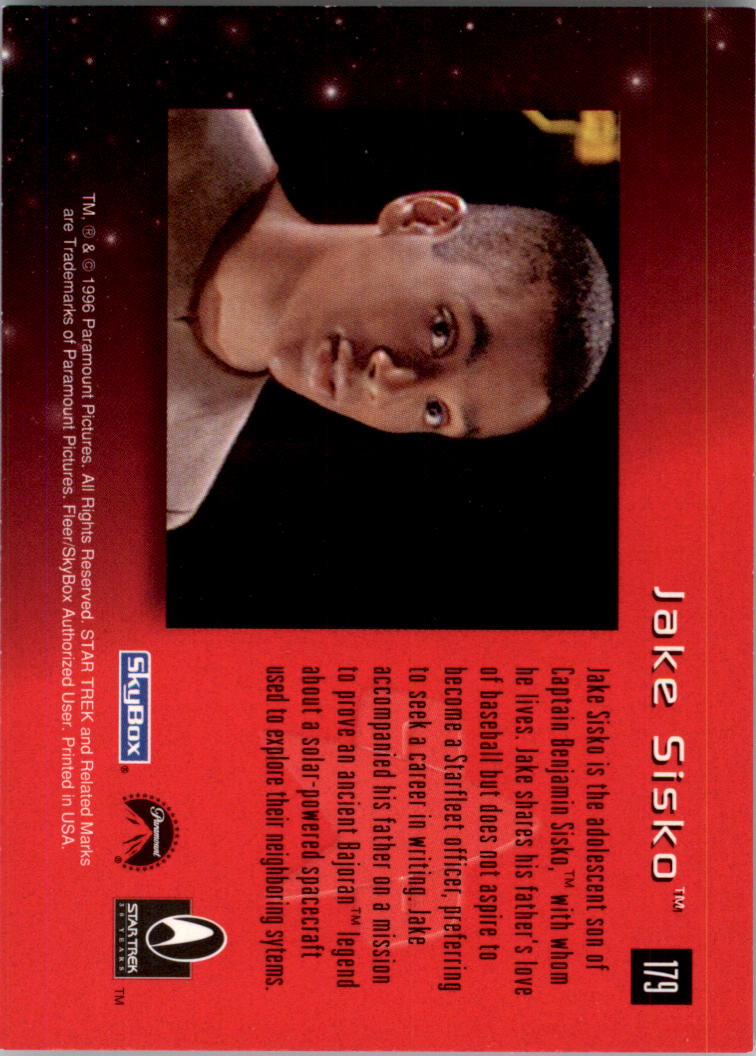1995-96 SkyBox 30 Years of Star Trek #179 Jake Sisko back image