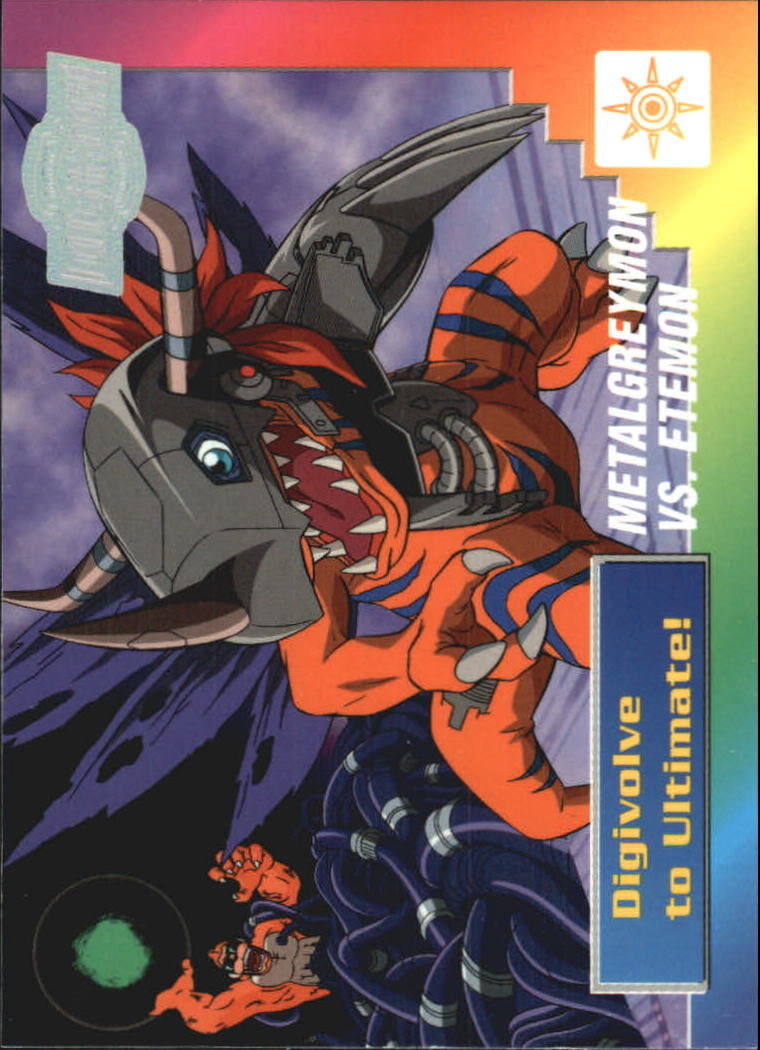 2000 Upper Deck Digimon Animated Series Two #25 MetalGreymon vs. Etemon - NM-MT 2000 Upper Deck Digimon Animated Series Two #25 MetalGreymon vs. Etemon - NM-MT