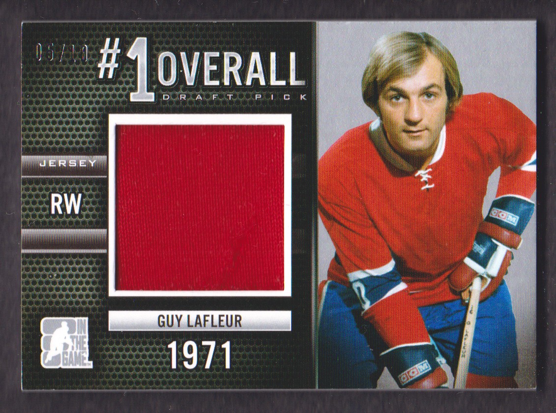 2014-15 ITG Draft Prospects Number 1 Overall Picks Jerseys Silver #NO13 Guy Lafleur