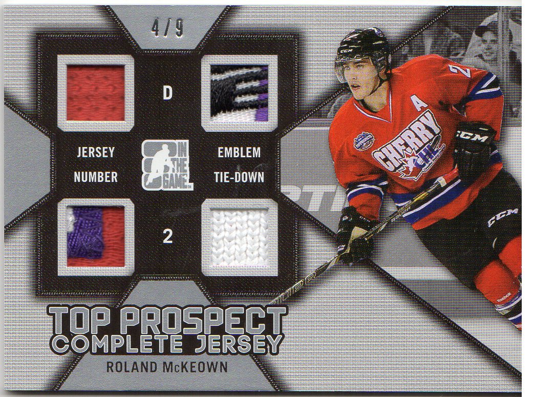 2014-15 ITG Draft Prospects Top Prospects Complete Jerseys Silver #TPC18 Roland McKeown