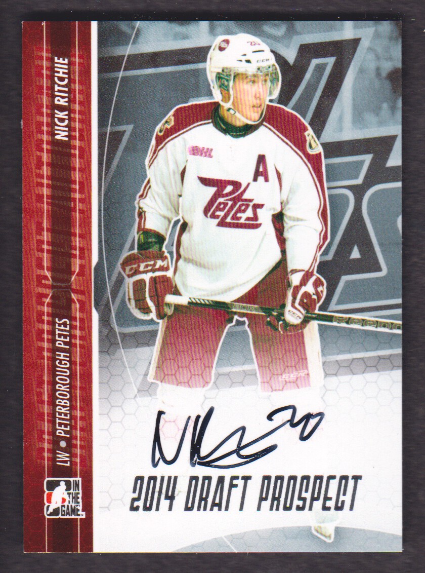 2014-15 ITG Draft Prospects Autographs #ANR1 Nick Ritchie