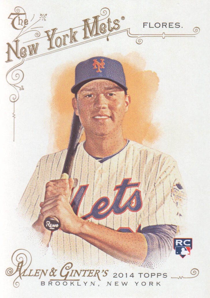 2014 Topps Allen and Ginter #47 Wilmer Flores RC
