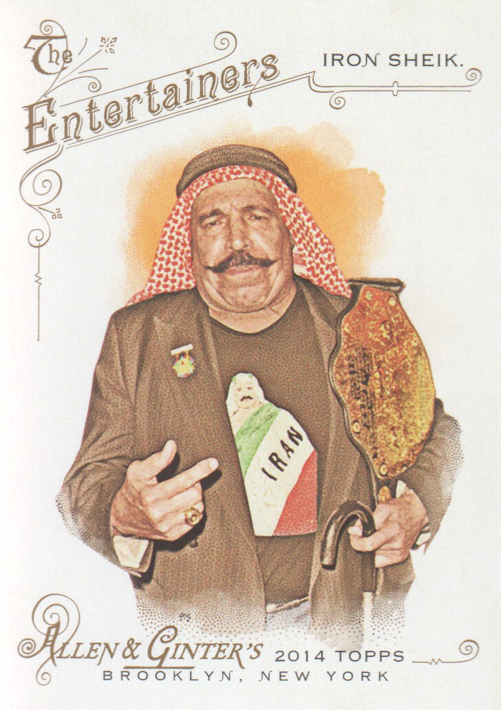 2014 Topps Allen and Ginter #153 The Iron Sheik