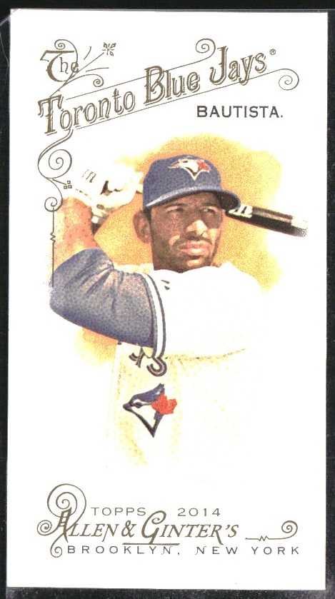2014 Topps Allen and Ginter Mini A and G Back #185 Jose Bautista