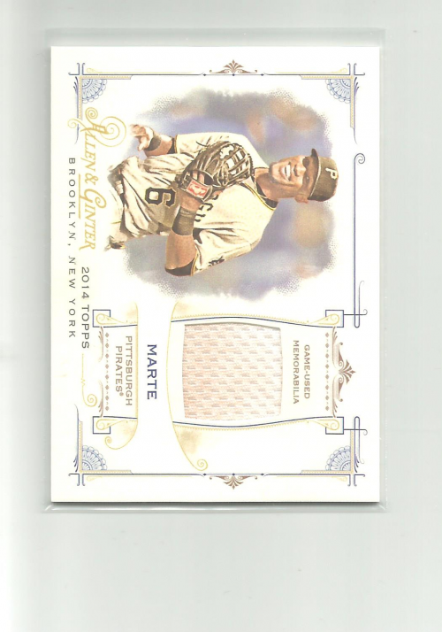 2014 Topps Allen and Ginter Relics #FRBSM Starling Marte B