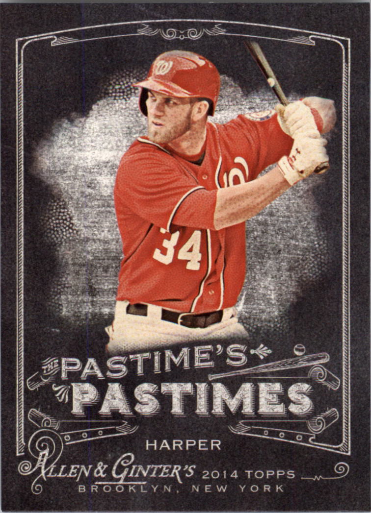 2014 Topps Allen and Ginter The Pastime's Pastime #PPBH Bryce Harper