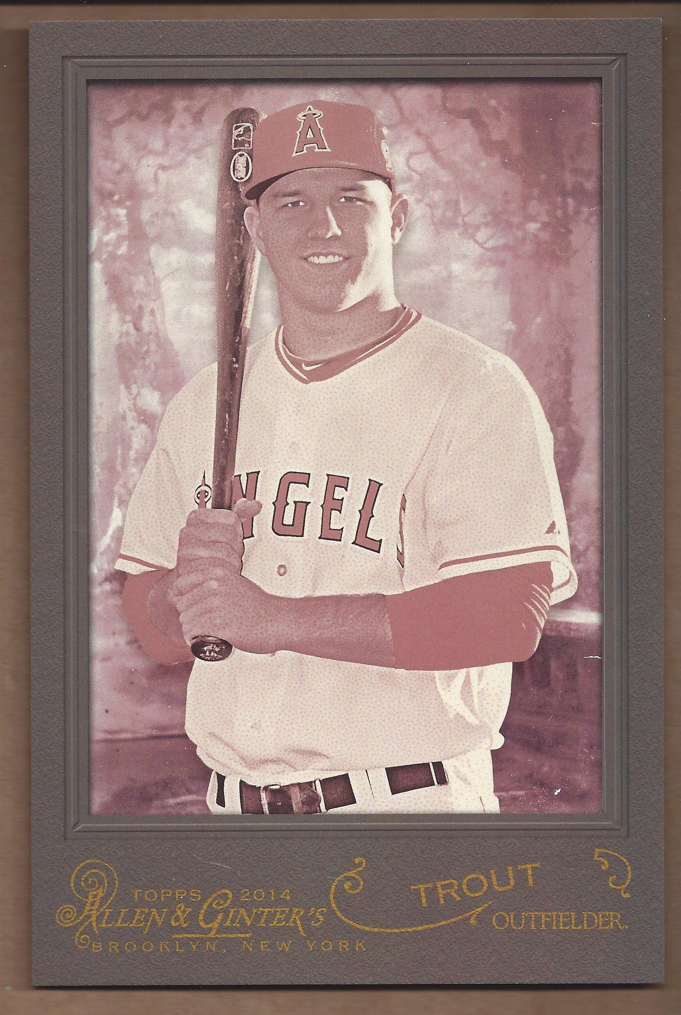 2014 Topps Allen and Ginter Box Toppers #BL05 Mike Trout