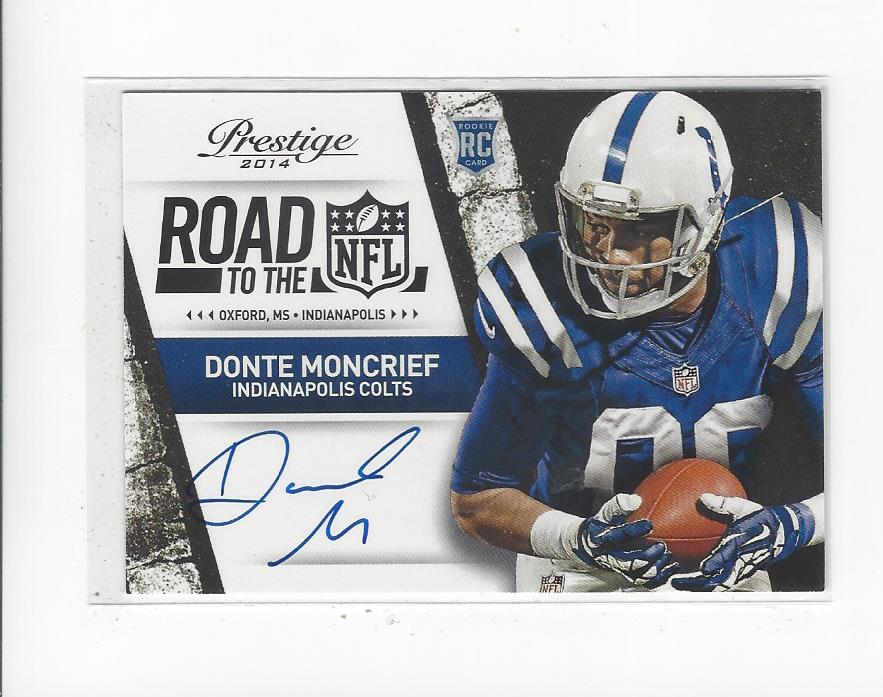 2014 Prestige Road to the NFL Signatures #31 Donte Moncrief