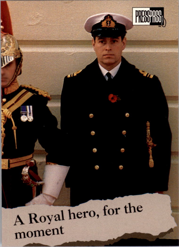 1993 Press Pass The Royal Family #27 A Royal hero, for the moment