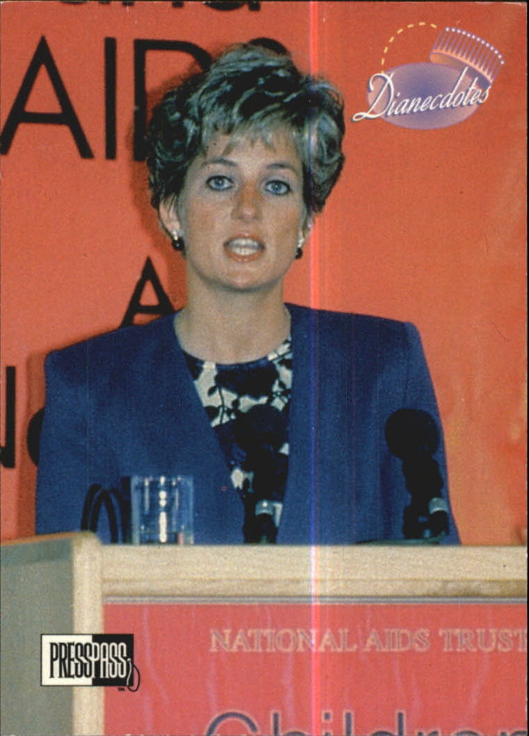 1993 Press Pass The Royal Family #90 Diana's bare-handed benefits
