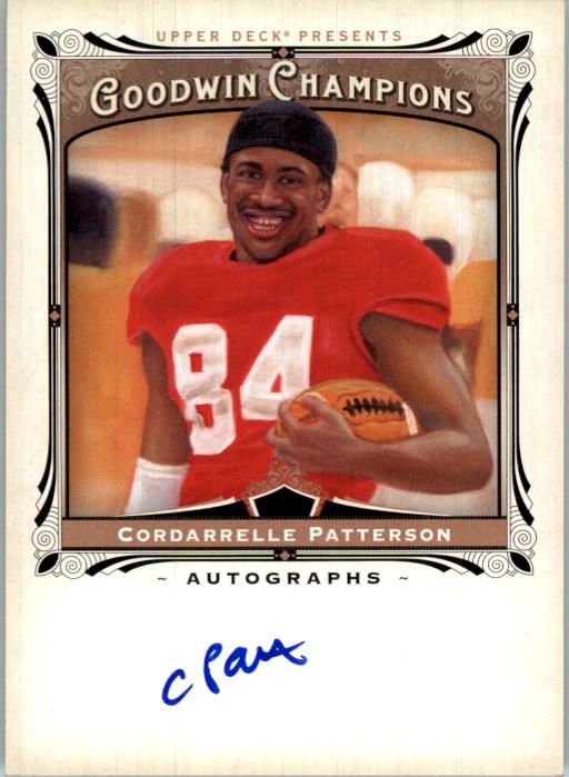 2013 Upper Deck Goodwin Champions Autographs #APA Cordarelle Patterson/(Issued in 2014 UD Goodwin Champions