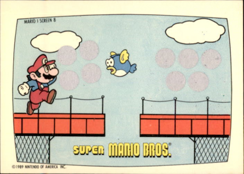 1989 Topps Nintendo Super Mario Bros #8 Screen 8