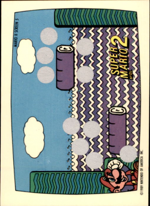 1989 Topps Nintendo Super Mario Bros 2 #5 Screen 5