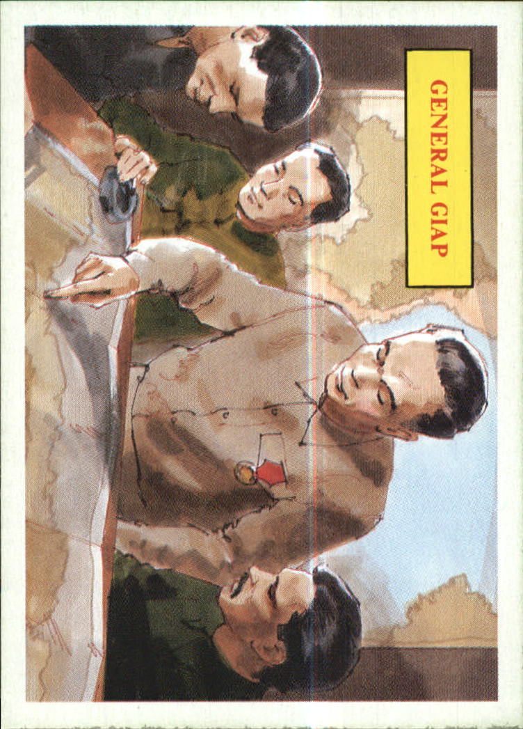 1988 Dart FlipCards Vietnam Facts Series I 6 General Giap NMMT