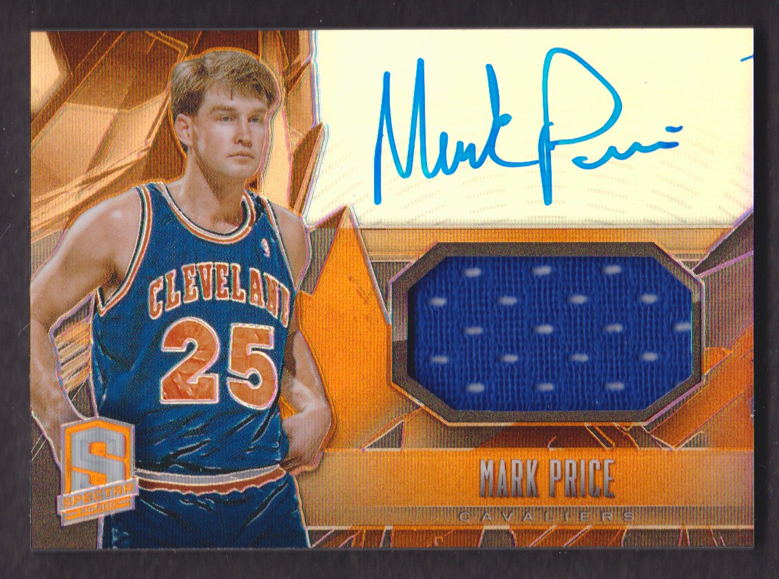 2013-14 Panini Spectra Jerseys Autographs Orange #50 Mark Price/20