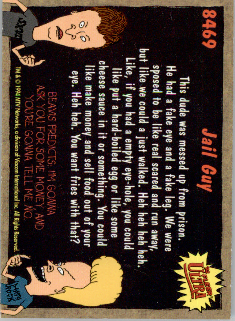 Beavis and Butt-Head (1994 Fleer Ultra) Cards - Picture 13 of 53