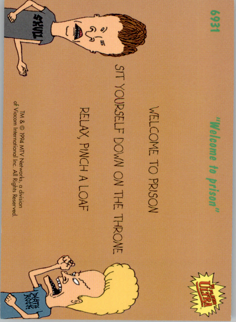 Beavis and Butt-Head (1994 Fleer Ultra) Cards - Picture 31 of 53