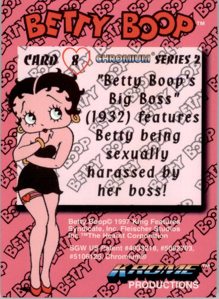 Betty Boop Pin-Ups Series 2 (1997 Krome) "Main Set" Cards