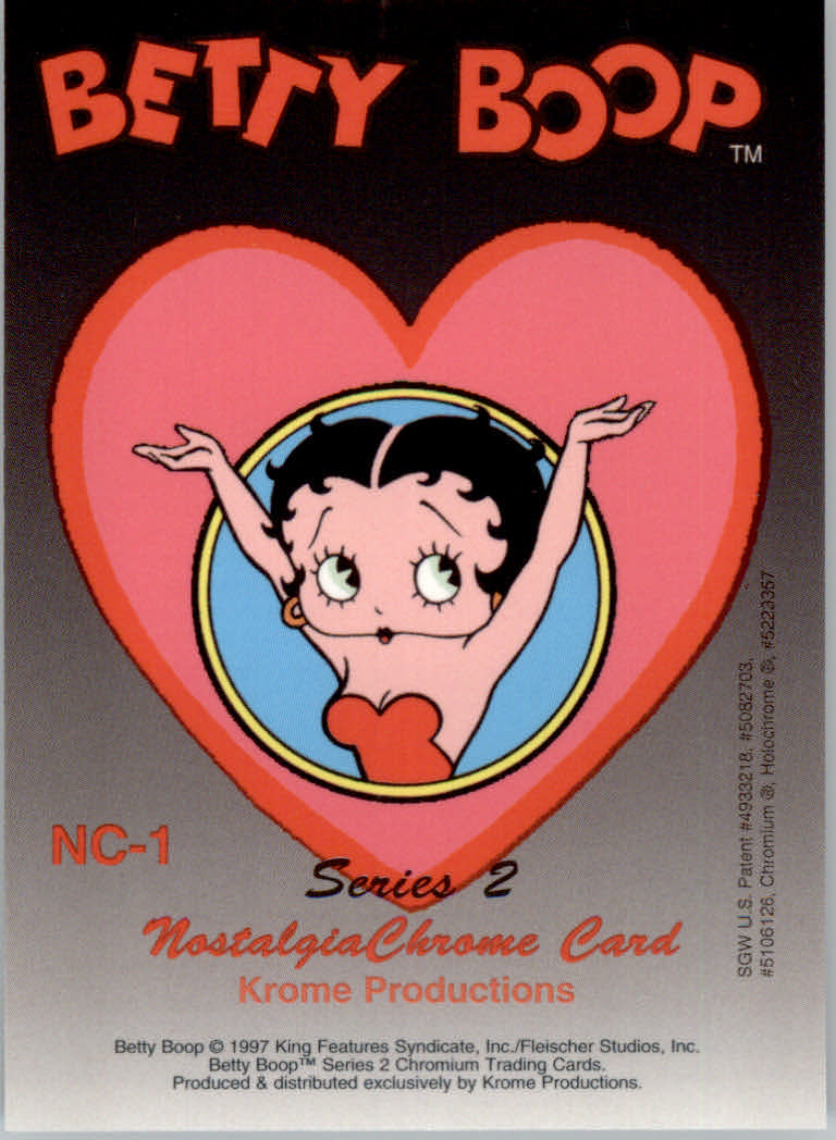 Betty Boop Pin-Ups Series 2 (1997 Krome) "Insert and Parallel" Cards