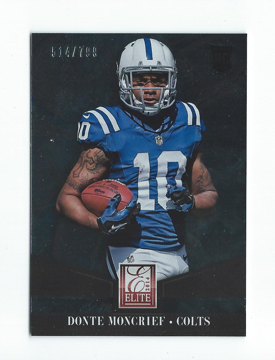 2014 Elite #133 Donte Moncrief/799 RC