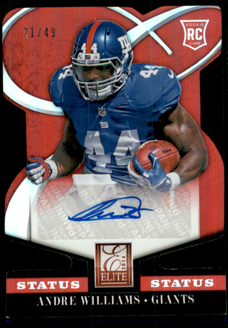 2014 Elite Status Red #105 Andre Williams AU/49