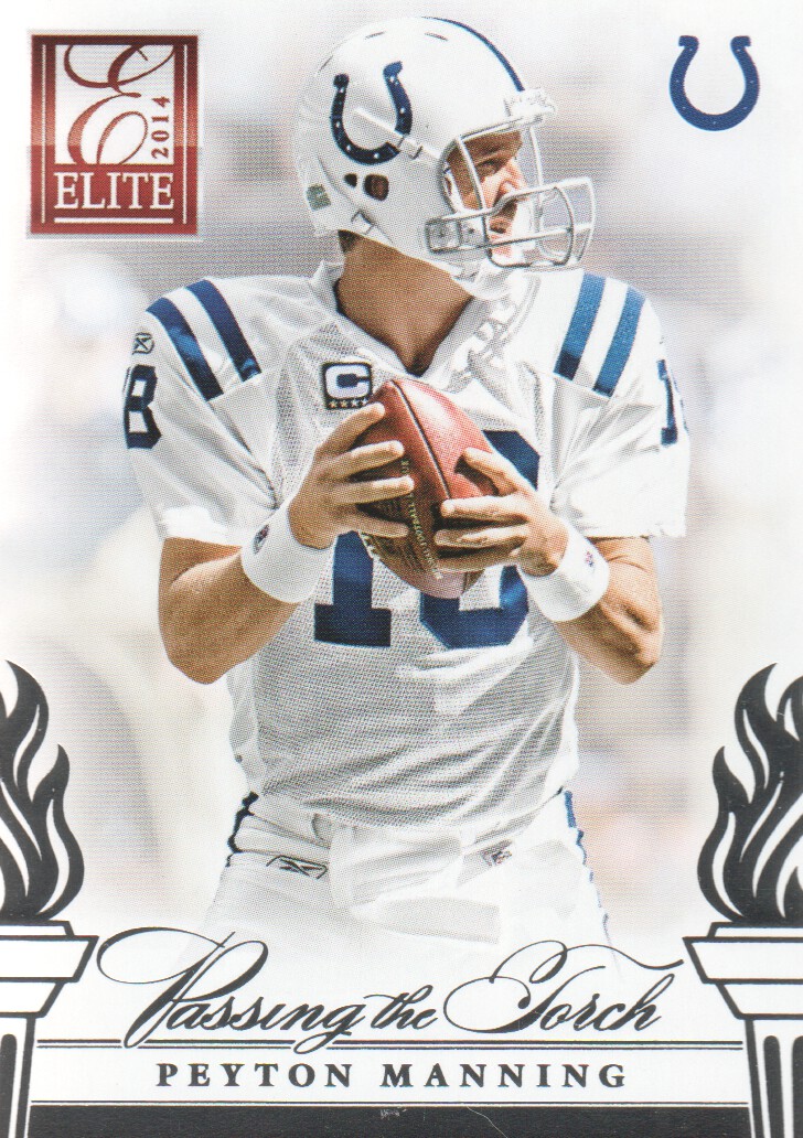 2014 Elite Passing the Torch Silver #7 Andrew Luck/Peyton Manning