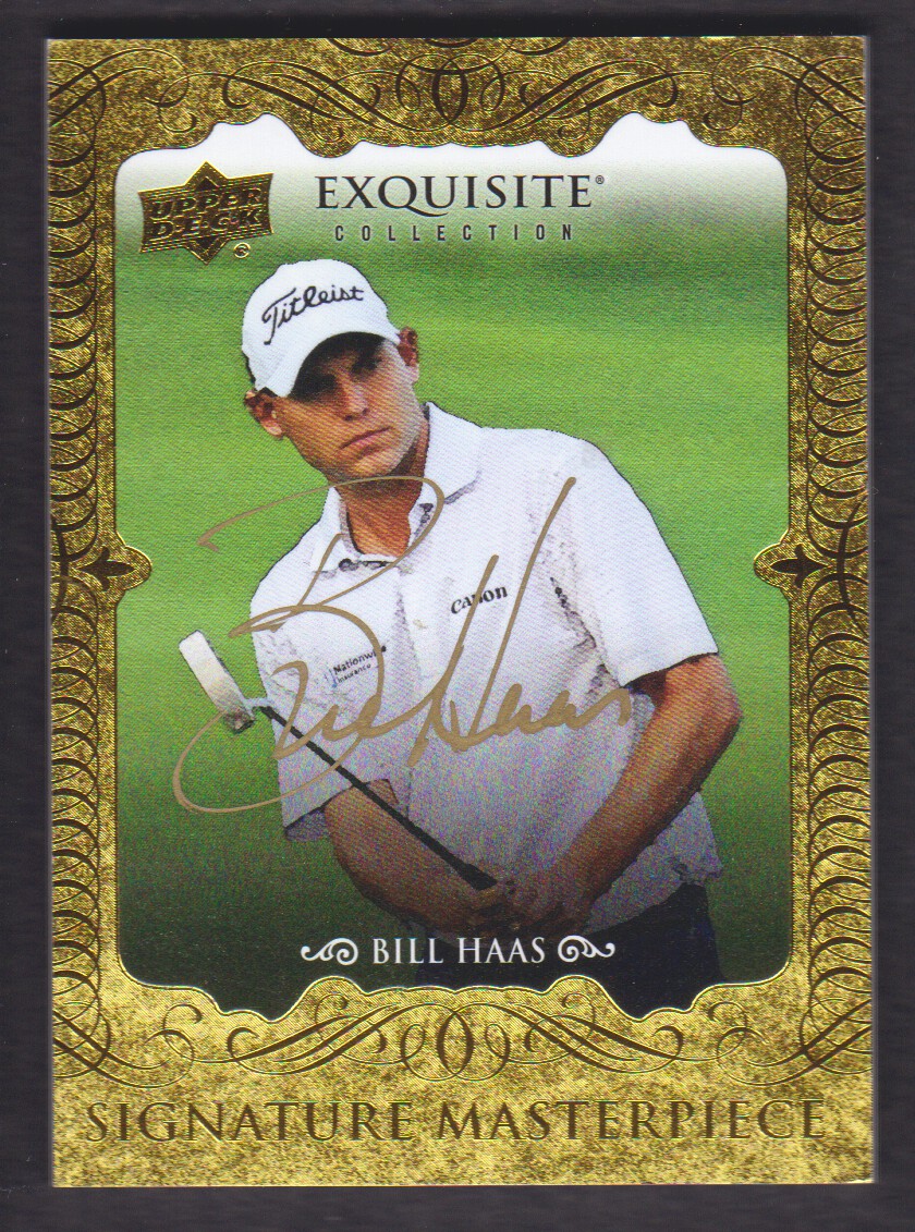 2014 Exquisite Collection Signature Masterpieces #ESMBH Bill Haas D