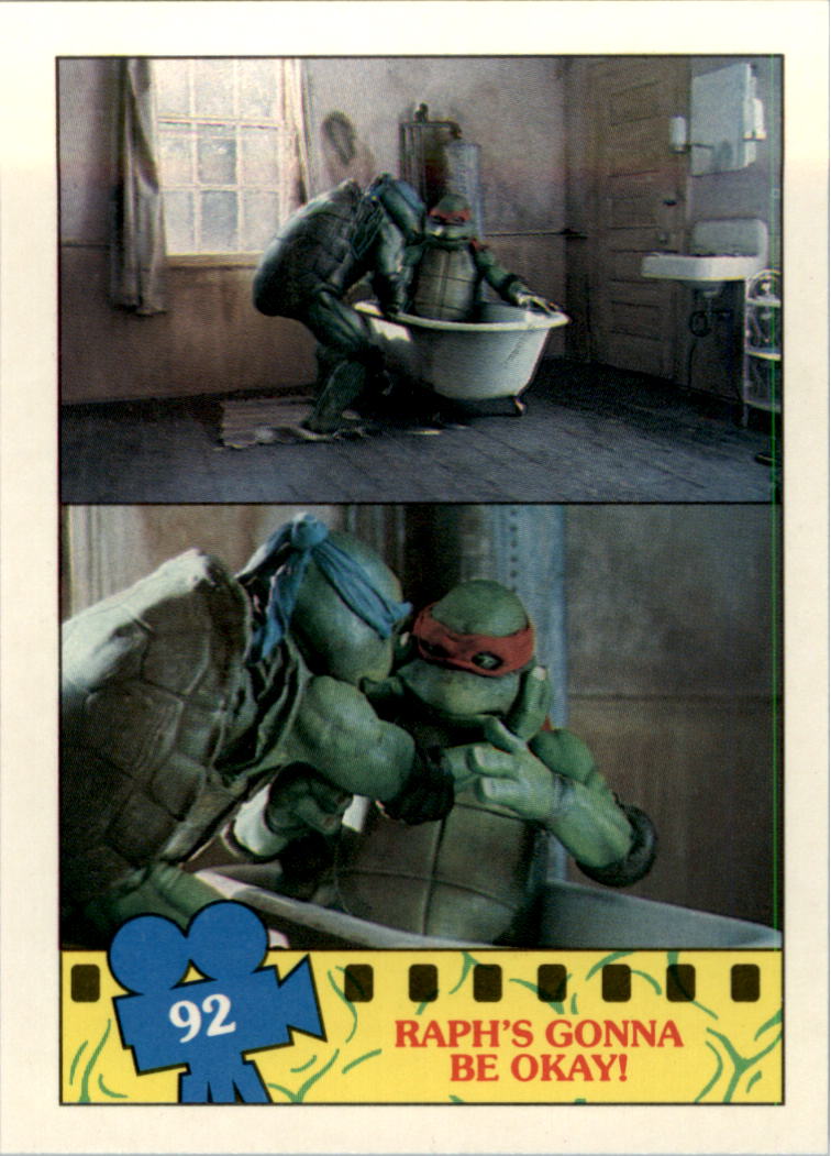 1990 Regina Teenage Mutant Ninja Turtles Movie Glossy #92 Raph's Gonna ...