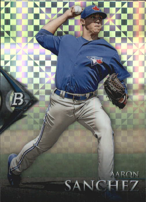 2014 Bowman Platinum Chrome Prospects X-Fractors #BPCP60 Aaron Sanchez