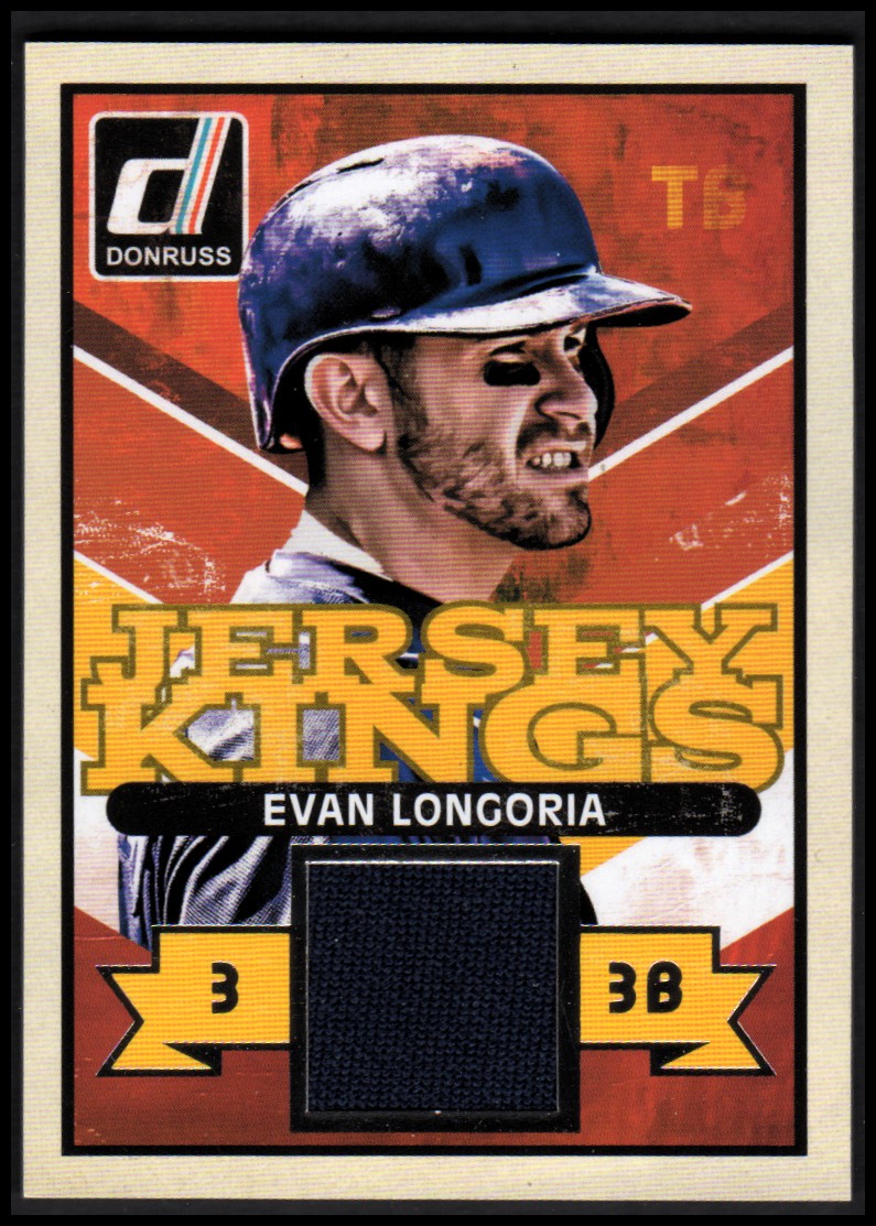 2014 Donruss Jersey Kings #41 Evan Longoria