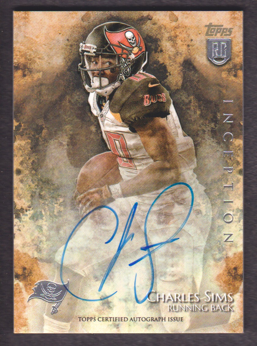 2014 Topps Inception #42R Charles Sims AU RC