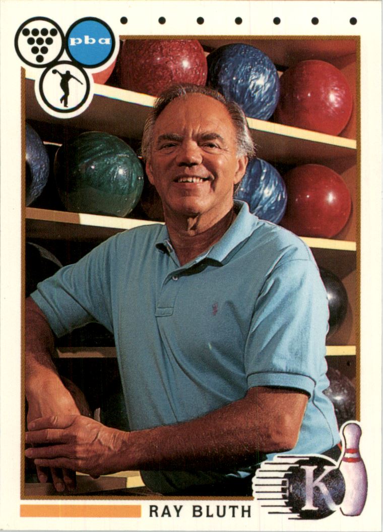 1990 Kingpins Bowling 12 Ray Bluth NMMT