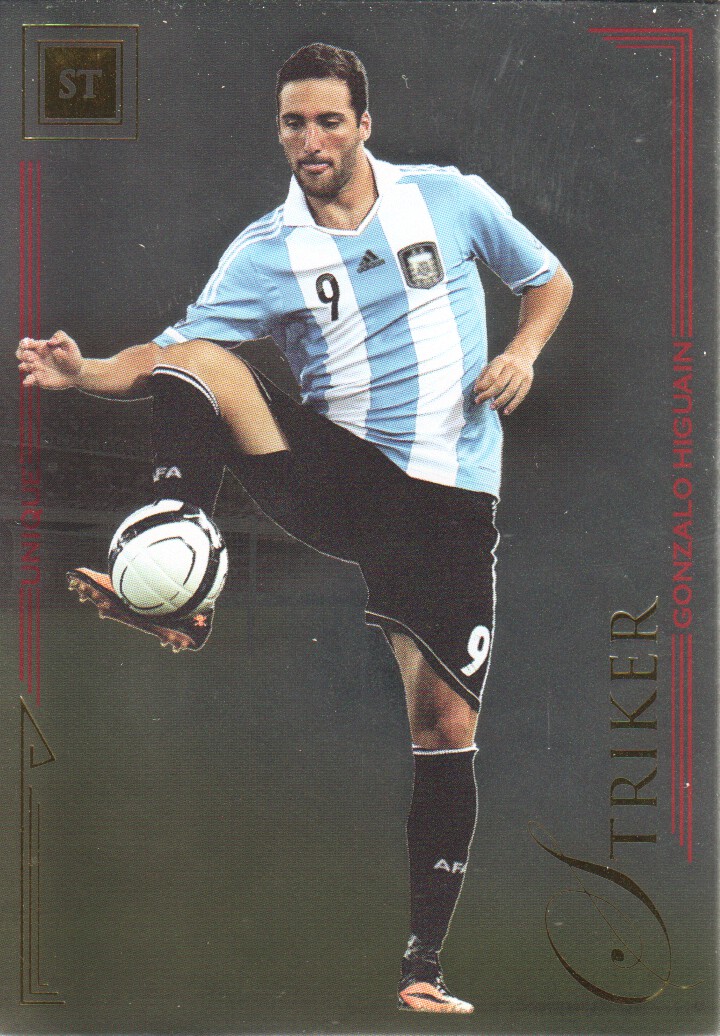 2014 Futera World Football Unique 55 #73 Gonzalo Higuain