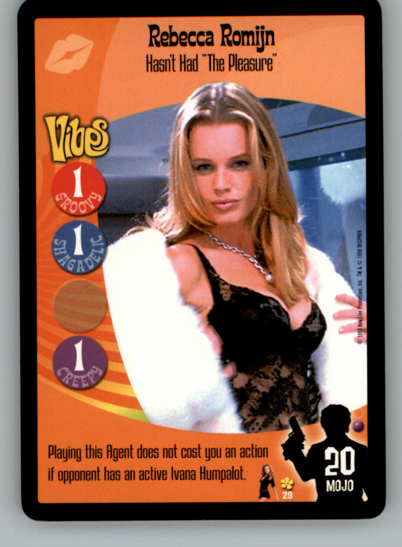 1999 Austin Powers The Spy Who Shagged Me 29 Rebecca Romijn Hasn T Had The Pleasure R Nm Mt