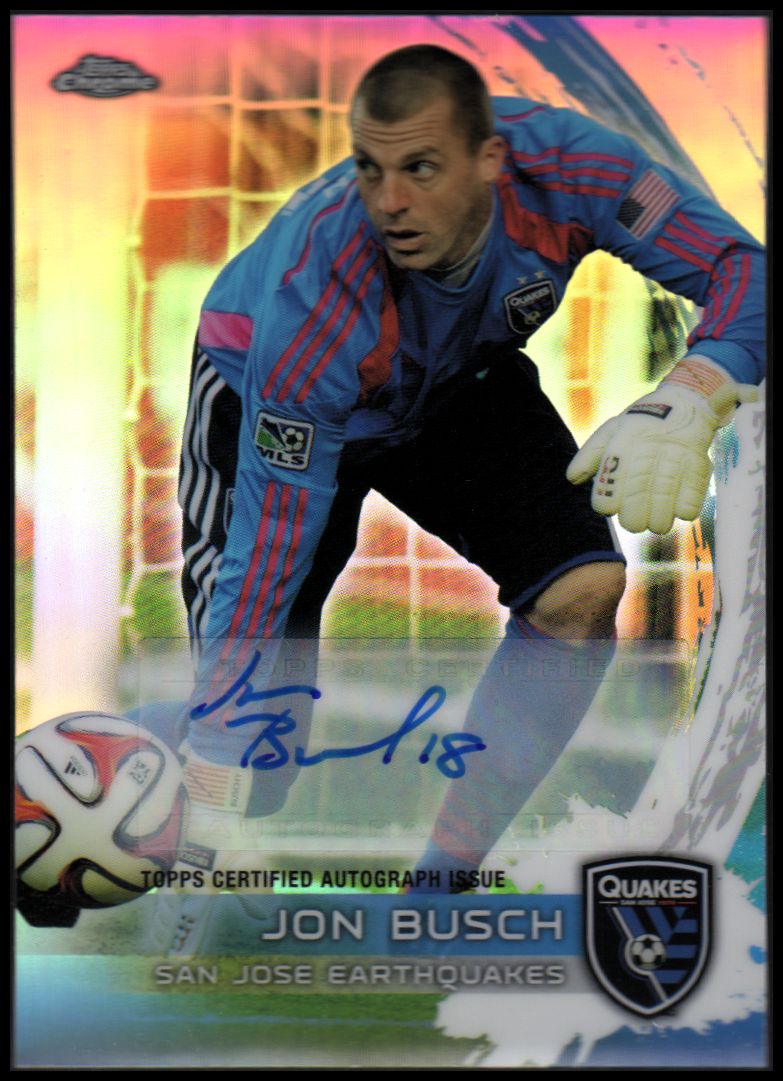 2014 Topps Chrome MLS Autographs #33 Jon Busch