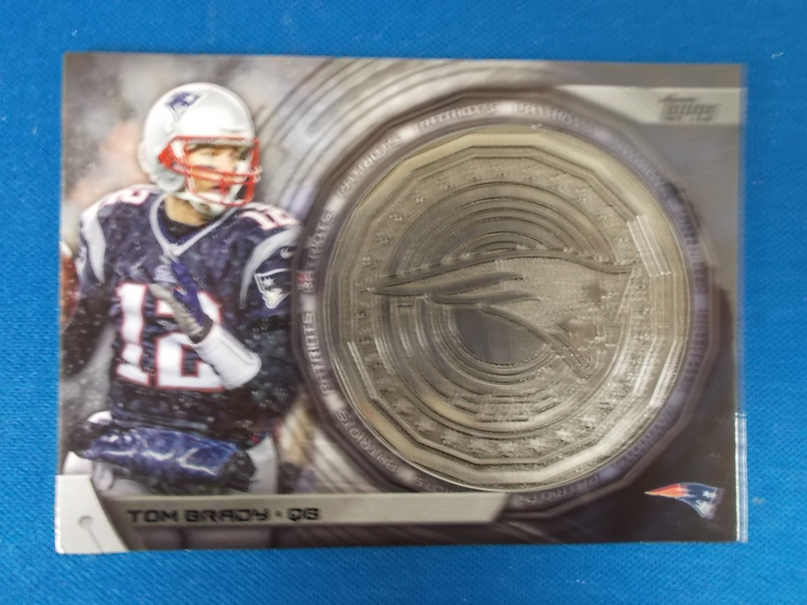 Tom Brady 2014 Topps FIRE Football Series Mint Card #67 Picturing Him in  his White New