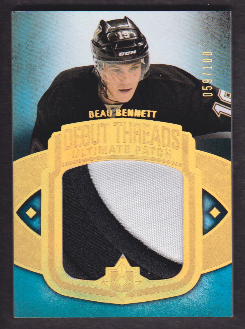 2013-14 Ultimate Collection Debut Threads Patches #UDTBB Beau Bennett