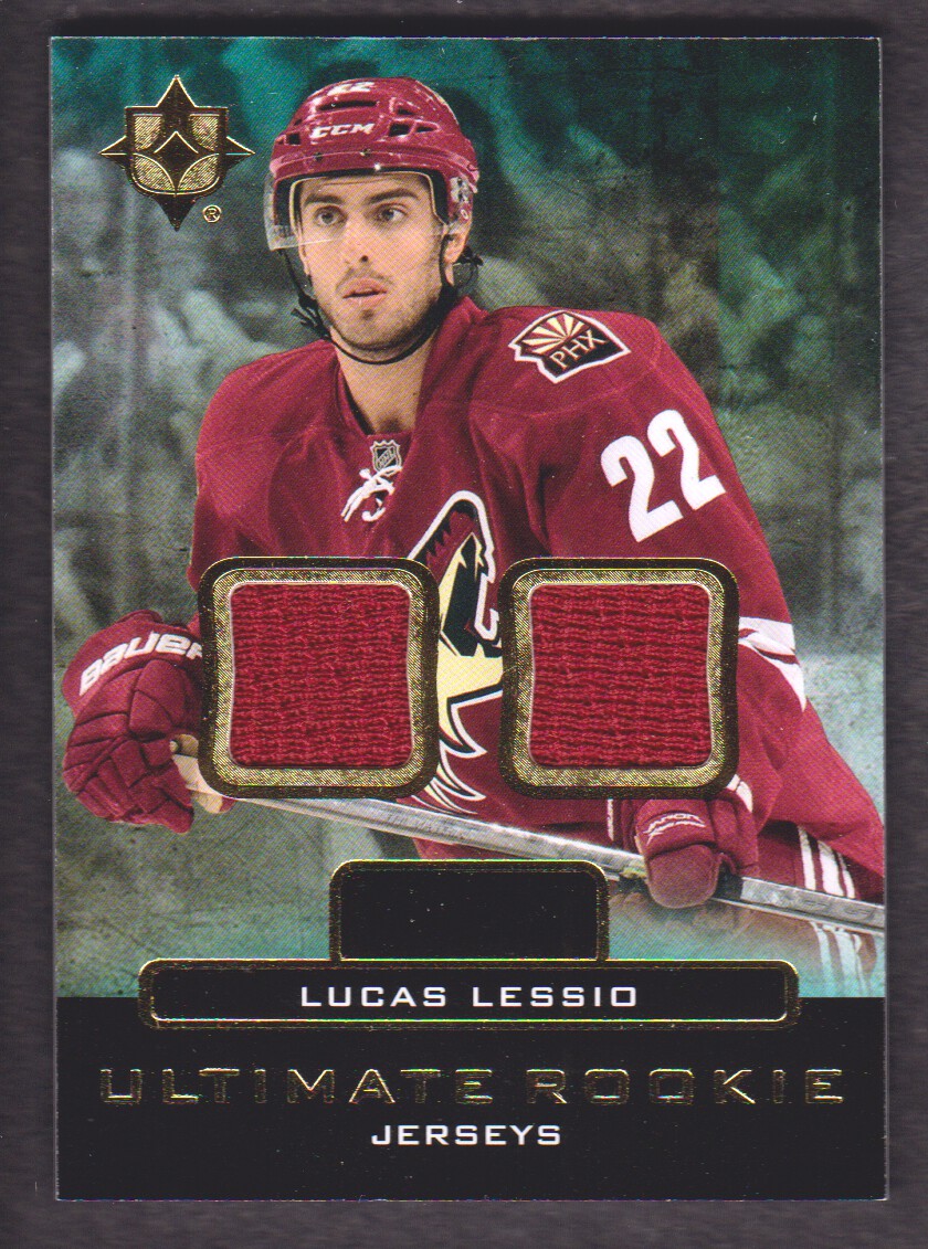 2013-14 Ultimate Collection Ultimate Rookie Jerseys #URJLL Lucas Lessio