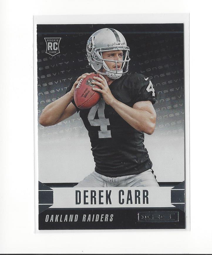2014 Rookies and Stars Longevity Parallel #131 Derek Carr