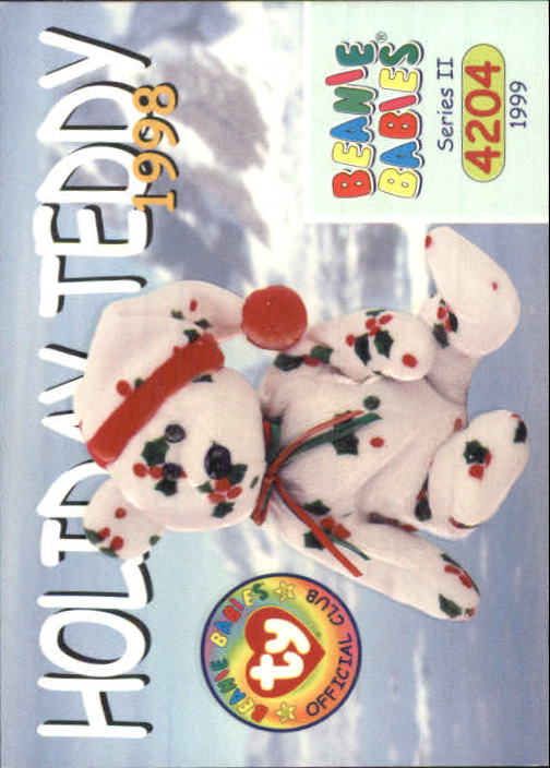 1999 Ty Beanie Babies Series II #151 Holiday Teddy 1998