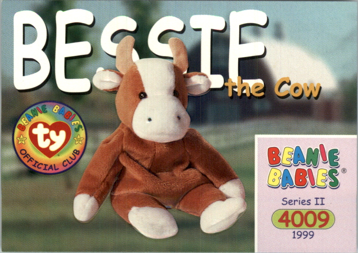 1999 Ty Beanie Babies Series II #154 Bessie the Cow