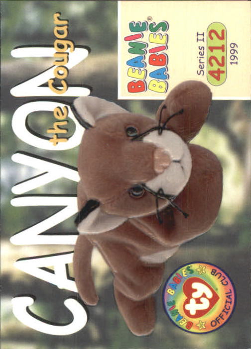 1999 Ty Beanie Babies Series II #160 Canyon the Cougar