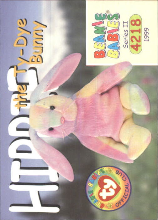 1999 Ty Beanie Babies Series II #179 Hippie the Ty-Dye Bunny